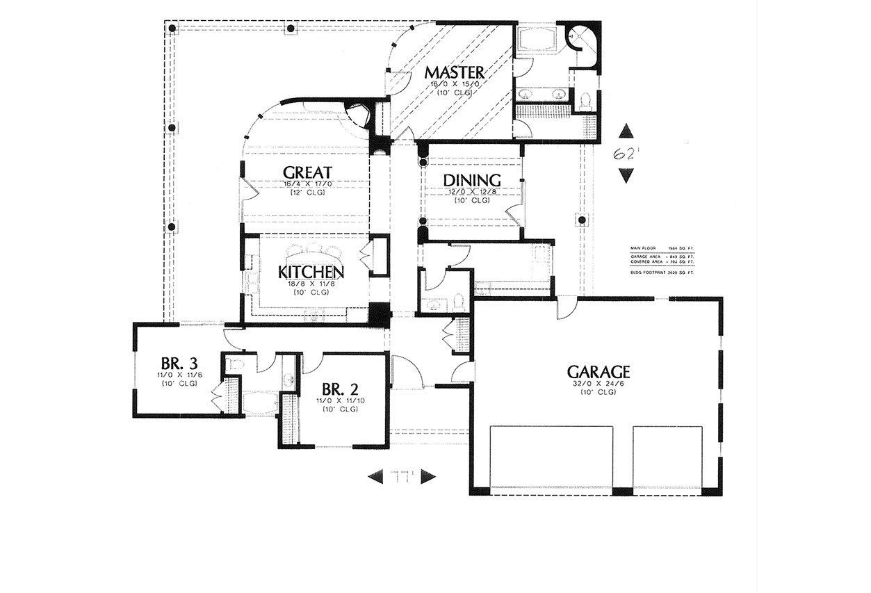 The Manzano - Custom Southwestern Home Plan